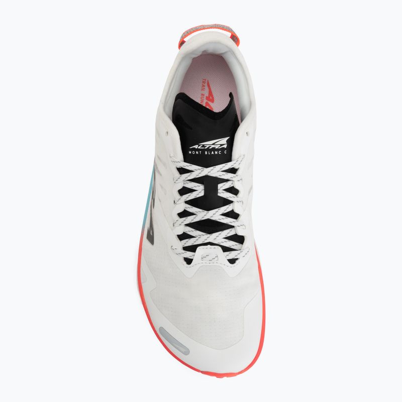 Buty do biegania męskie Altra Mont Blanc Carbon white/black/firey coral 5