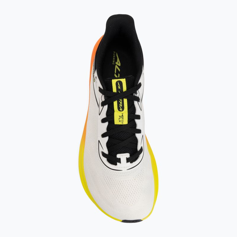 Buty do biegania męskie Altra Motiv FLX white/black/safety yellow 5