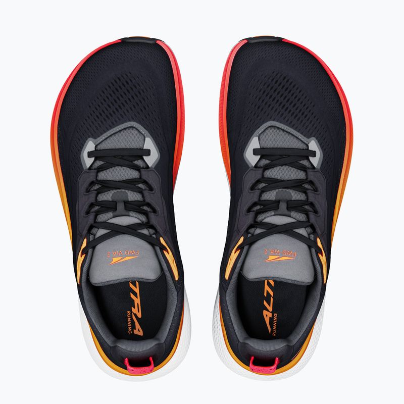 Buty do biegania męskie Altra FWD Via 2 black/orange pop/coral 3