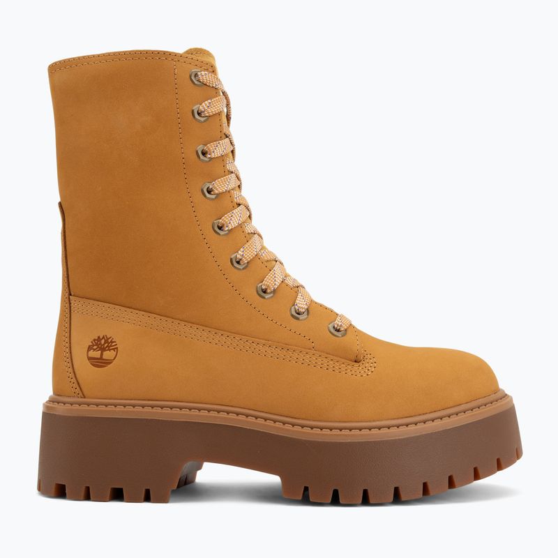 Buty damskie Timberland Stone Street Mid Lace Up wheat nubuck 2
