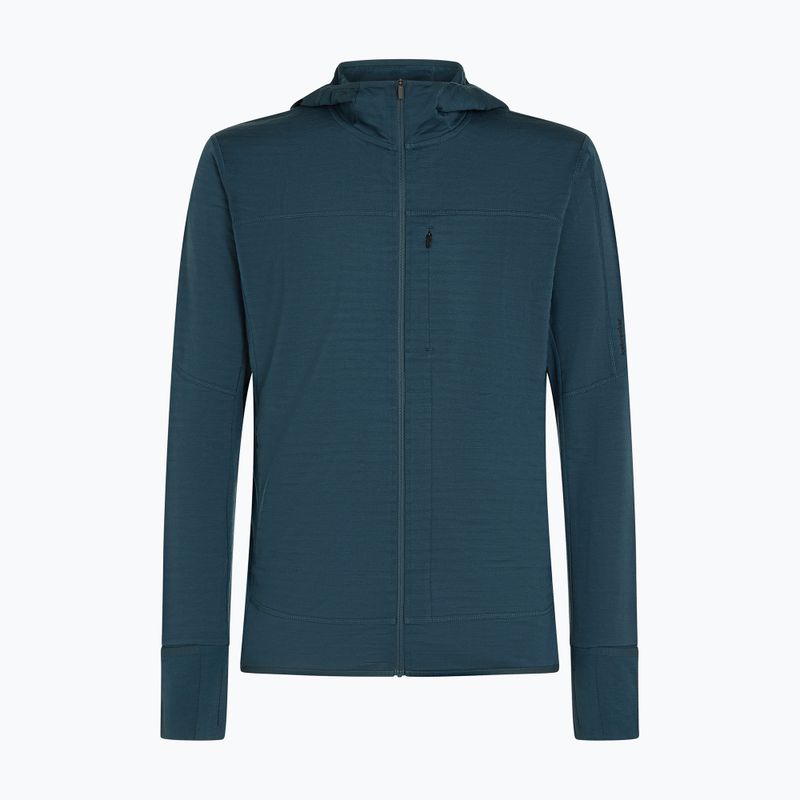 Bluza trekkingowa męska Icebreaker Merino 300 Realfleece Descender Zip Hoodie abyss 10
