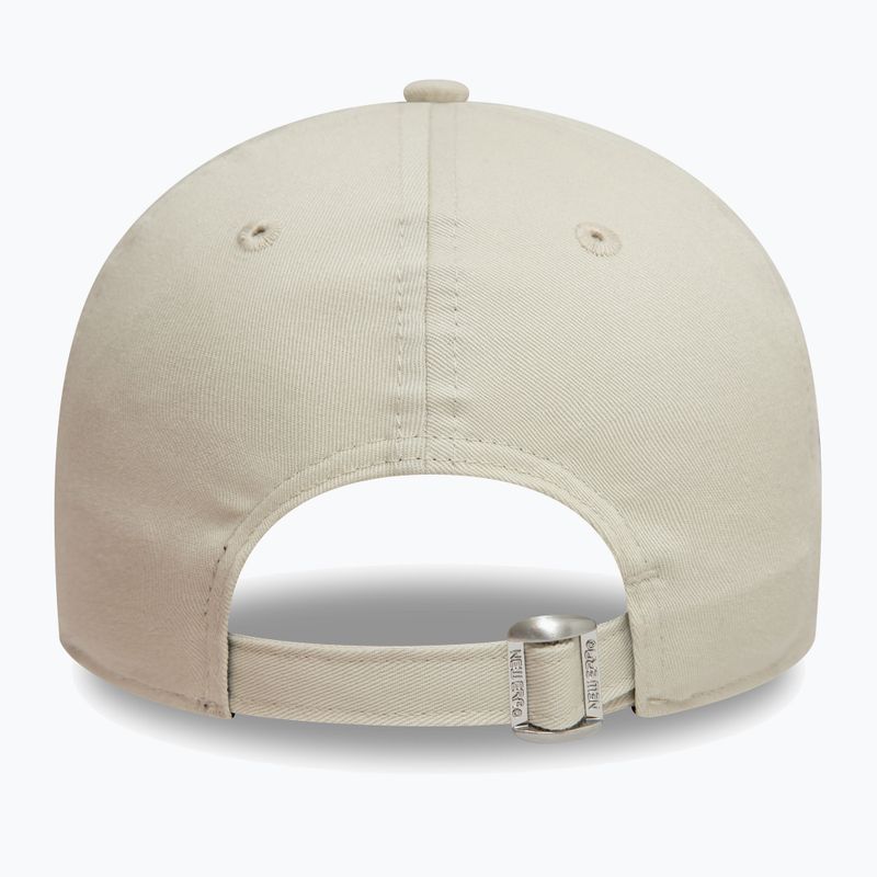 Czapka z daszkiem New Era WS Patch 9Forty Los Angeles Dodgers light beige 5