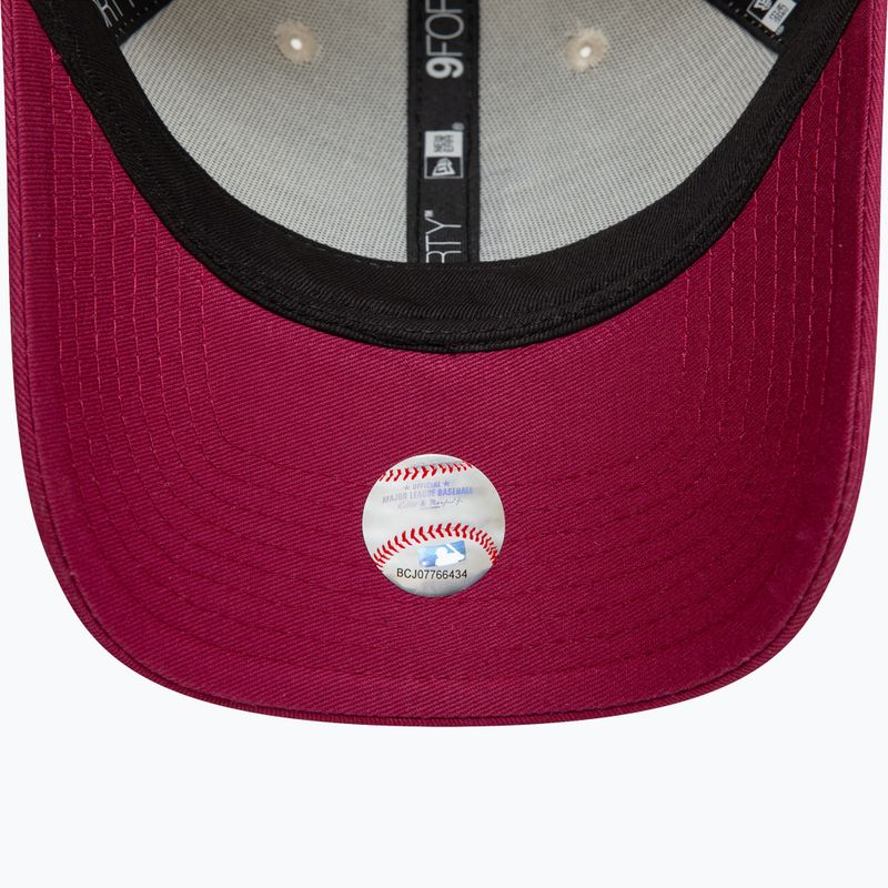 Czapka z daszkiem New Era WS Patch 9Forty Los Angeles Dodgers light beige 6