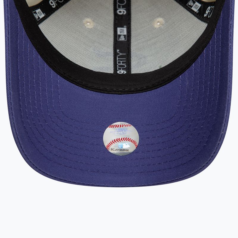 Czapka z daszkiem New Era WS Patch 9Forty Chicago White Sox light beige 6