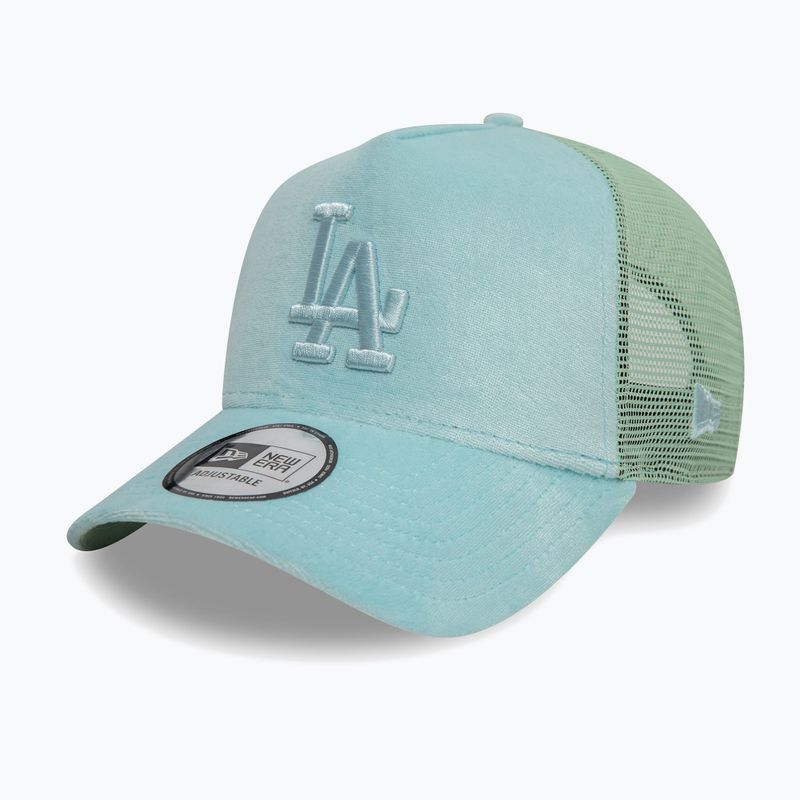 Czapka z daszkiem New Era Velour Trucker Los Angeles Dodgers green pstl 2