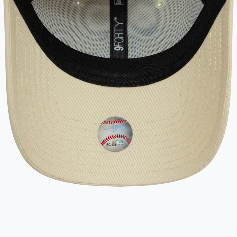 Czapka z daszkiem New Era Icon 9Forty Los Angeles Dodgers light beige 5