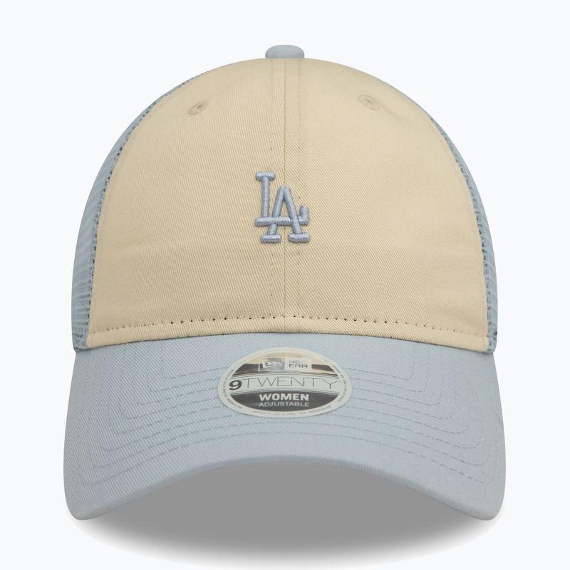 Czapka z daszkiem New Era 9Twenty Trucker Los Angeles Dodgers light beige 3