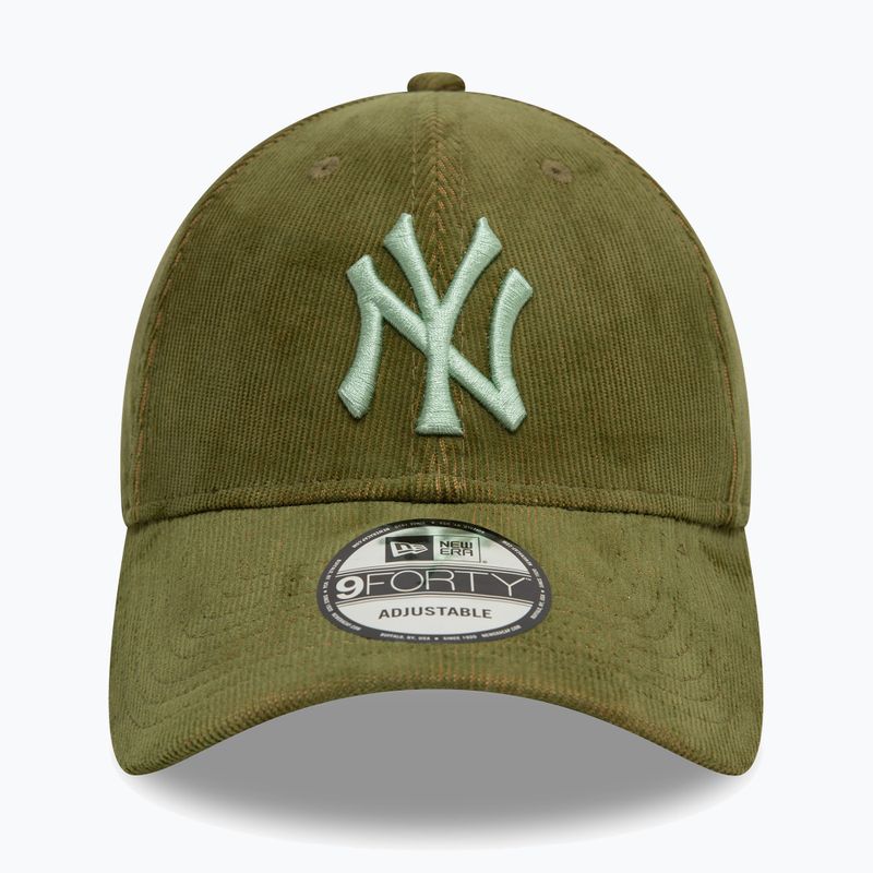 Czapka z daszkiem New Era Two Tone Cord 9Forty New York Yankees dark green 2