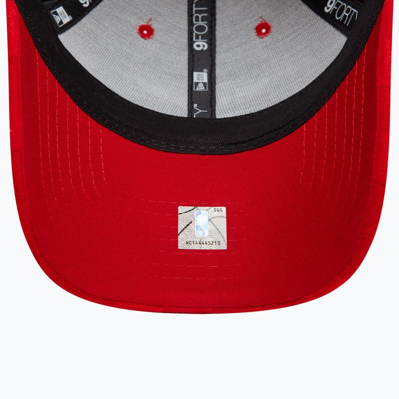 Czapka z daszkiem New Era Tonal Check 9Forty Chicago Bulls red 5