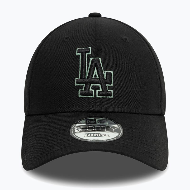 Czapka z daszkiem New Era Team Outline 9Forty Los Angeles Dodgers black 2