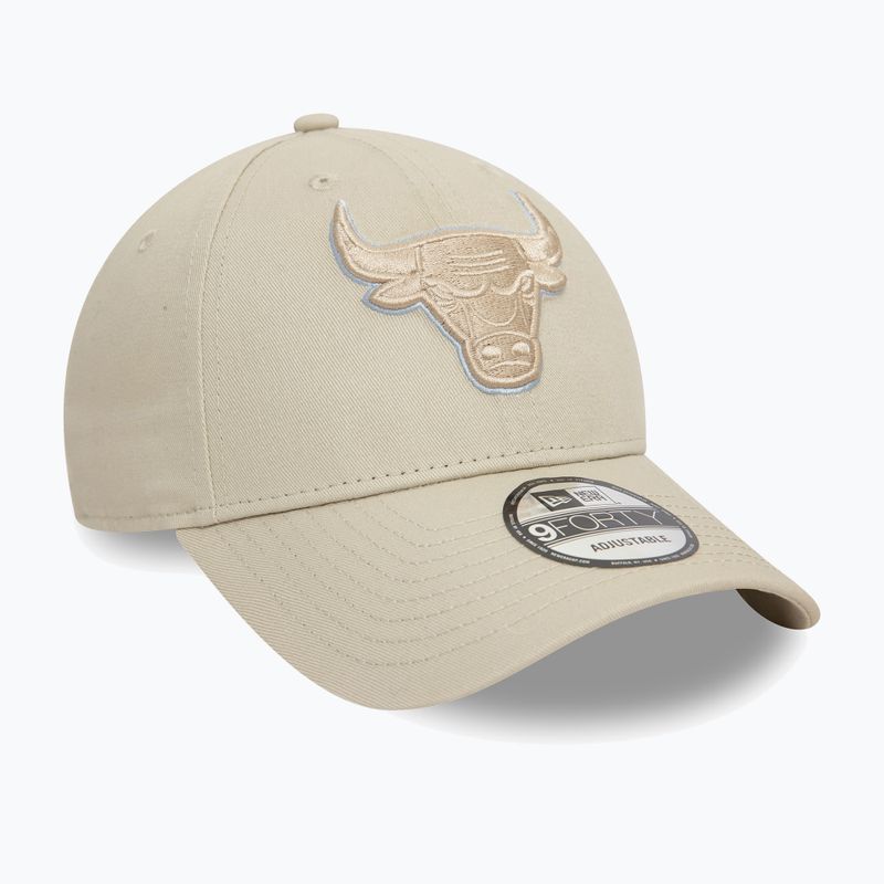 Czapka z daszkiem New Era Team Outline 9Forty Bulls light beige