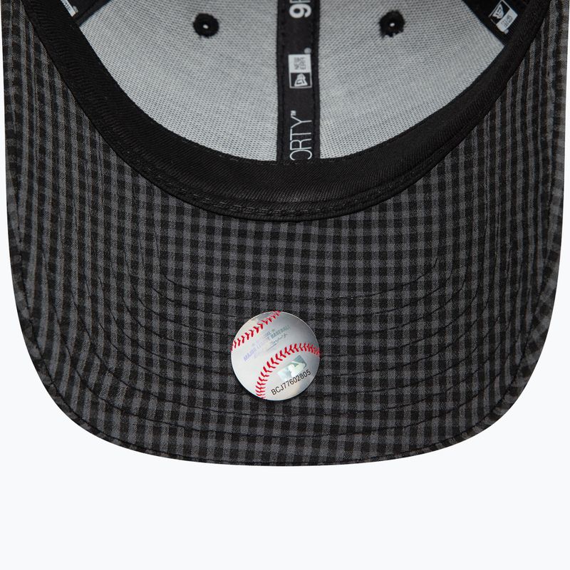 Czapka z daszkiem New Era Seersucker 9Forty Los Angeles Dodgers black 5