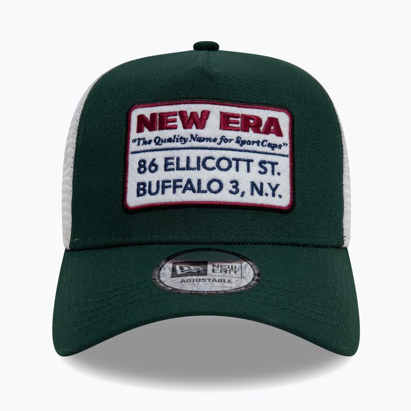 Czapka z daszkiem New Era NE Vintage Trucker dark green 2