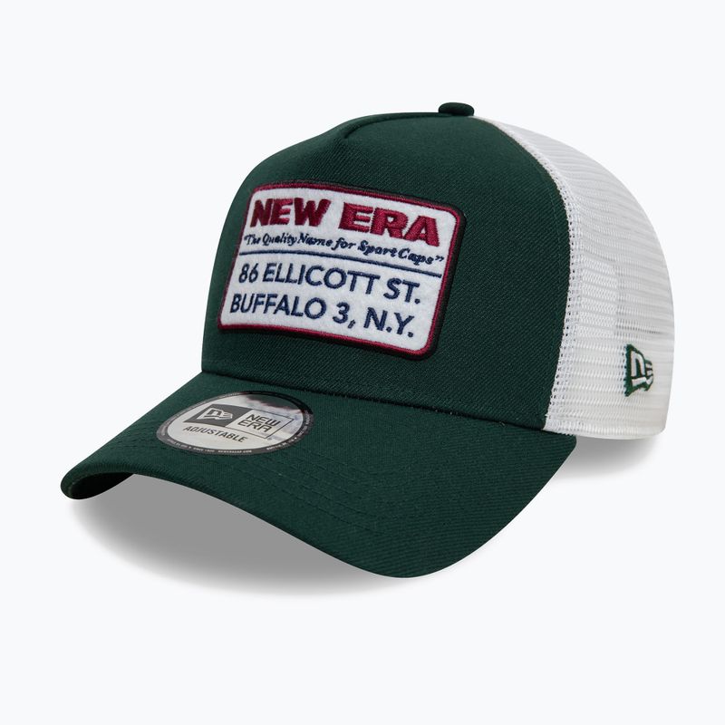 Czapka z daszkiem New Era NE Vintage Trucker dark green 3