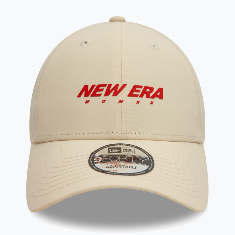 Czapka z daszkiem New Era NE Tech 9Forty light beige 3