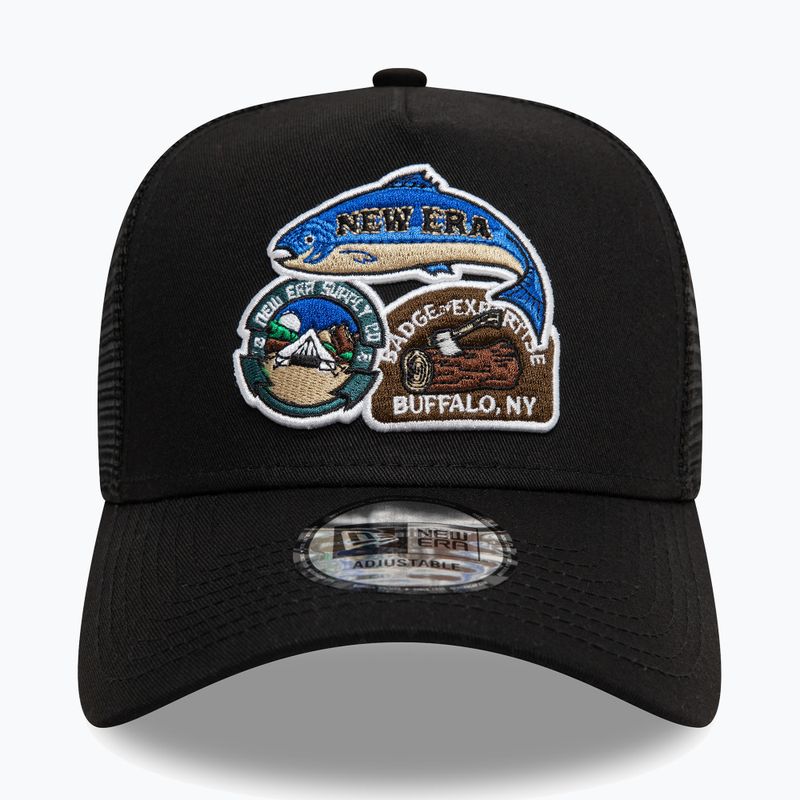 Czapka z daszkiem New Era NE Outdoor Patch Trucker black 2