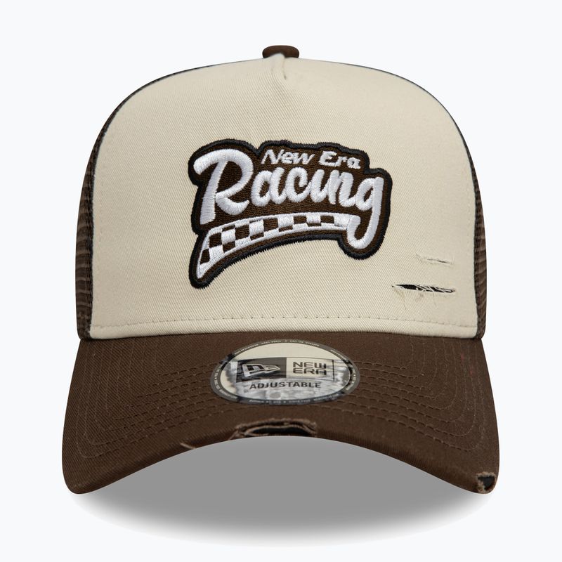 Czapka z daszkiem New Era NE Motorsport Trucker light beige 2