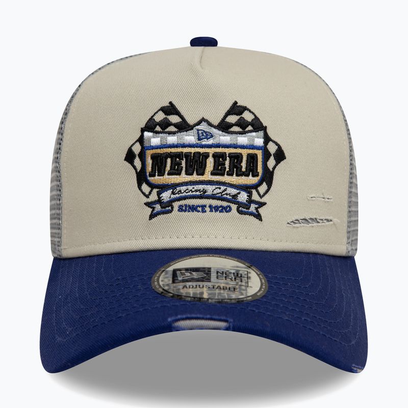 Czapka z daszkiem New Era NE Motorsport Trucker light beige 2