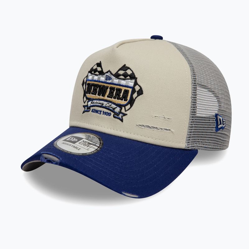 Czapka z daszkiem New Era NE Motorsport Trucker light beige 3