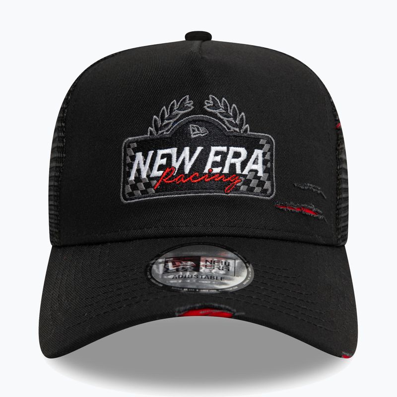 Czapka z daszkiem New Era NE Motorsport Trucker black 3