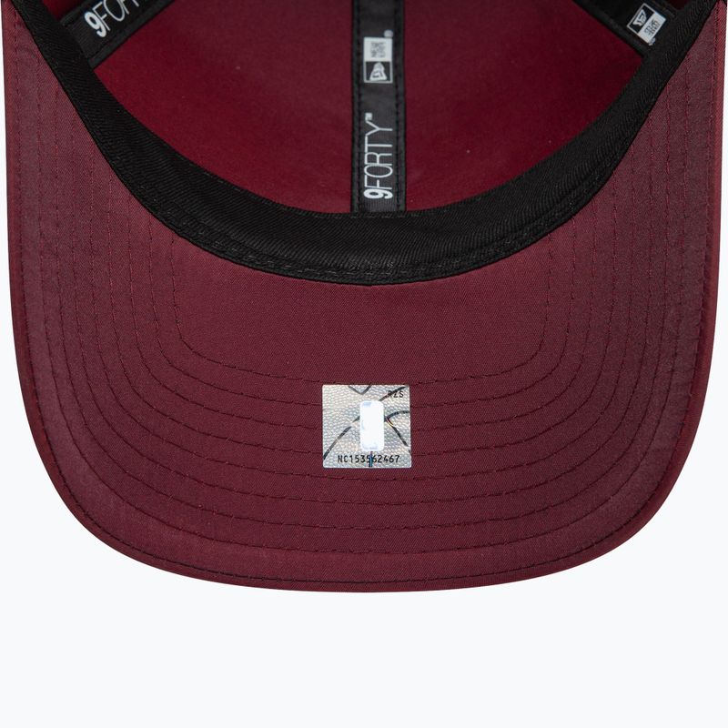 Czapka z daszkiem New Era NBA Tech 9Forty Maiami Heat dark red 5