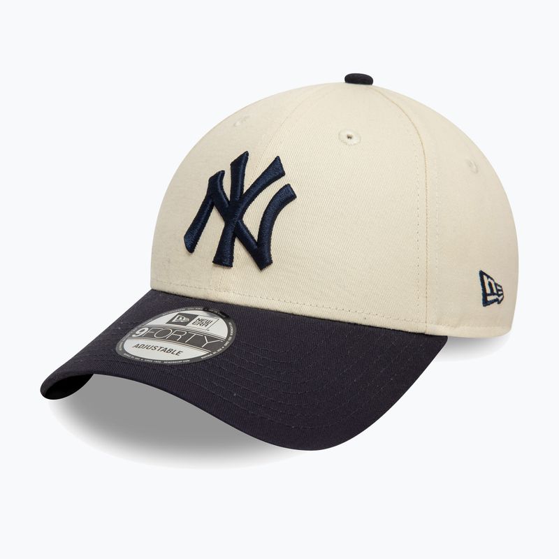 Czapka z daszkiem New Era Colourblock 9Forty New York Yankees light beige 2
