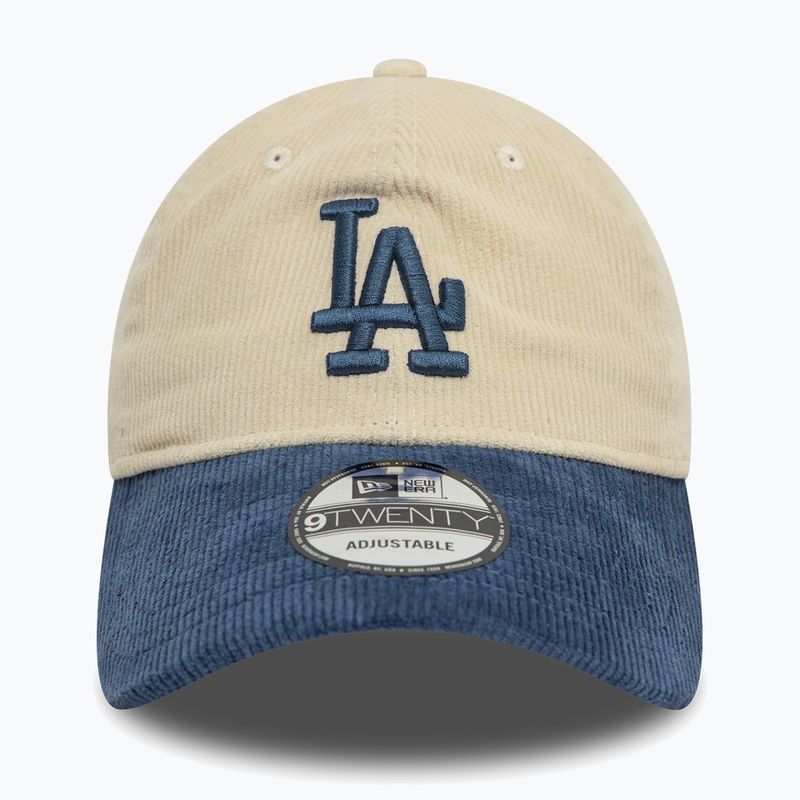 Czapka z daszkiem New Era Block Cord 9Twenty Los Angeles Dodgers light beige 3