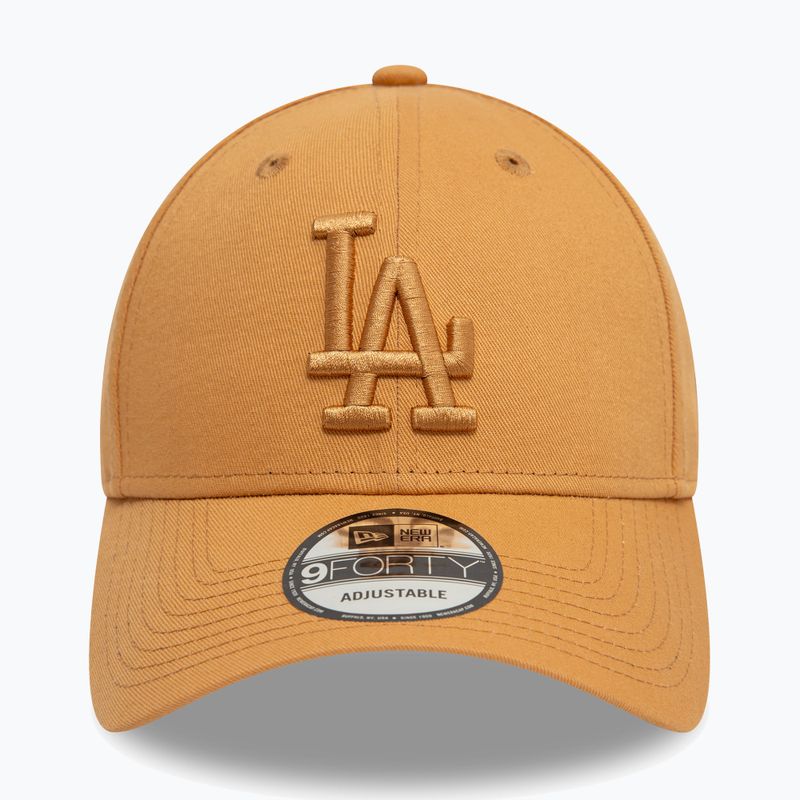 Czapka z daszkiem New Era League Essential 9Forty Los Angeles Dodgers dark beige 2