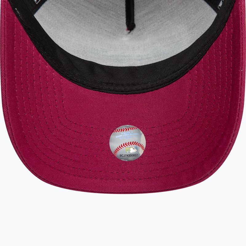 Czapka z daszkiem New Era MLB Patch Trucker Los Angeles Dodgers dark red 5