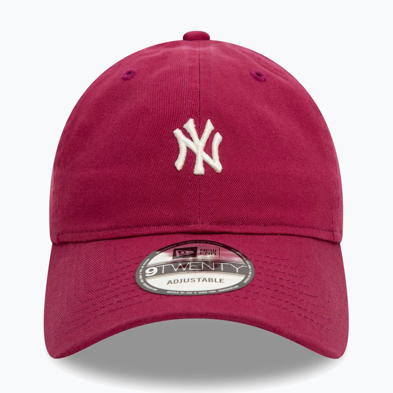 Czapka z daszkiem New Era Mini Washed 9Twenty New York Yankees dark red 3