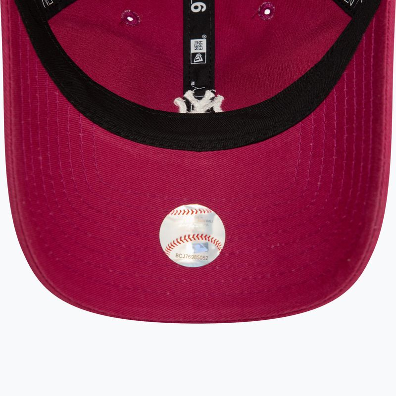 Czapka z daszkiem New Era Mini Washed 9Twenty New York Yankees dark red 5