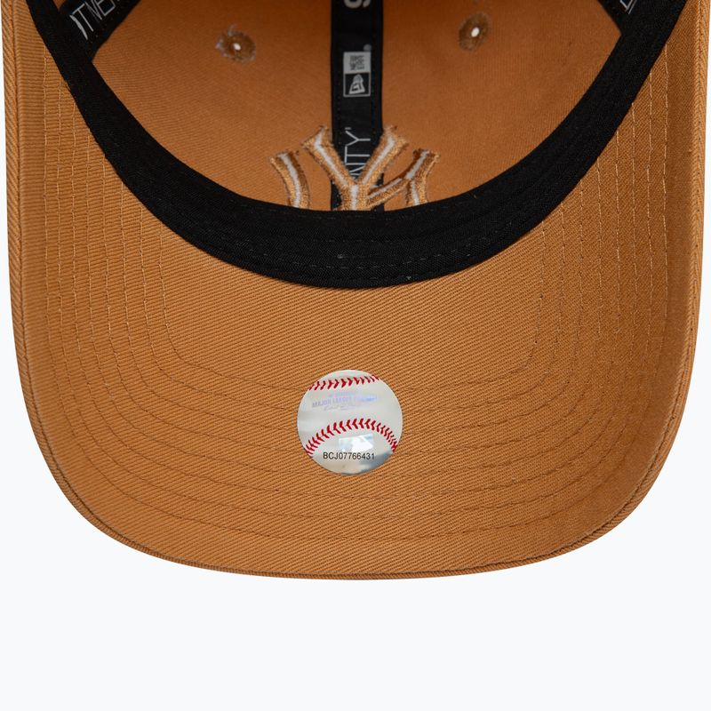 Czapka z daszkiem New Era League Essential 920 New York Yankees dark beige 5