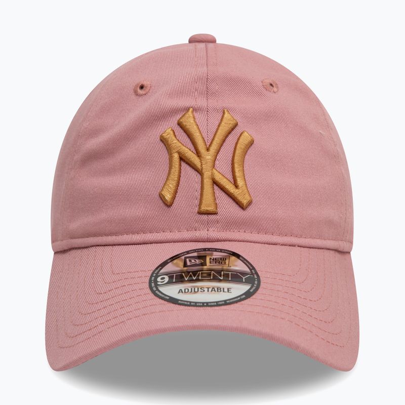 Czapka z daszkiem New Era League Essential 920 New York Yankees dark pink 3