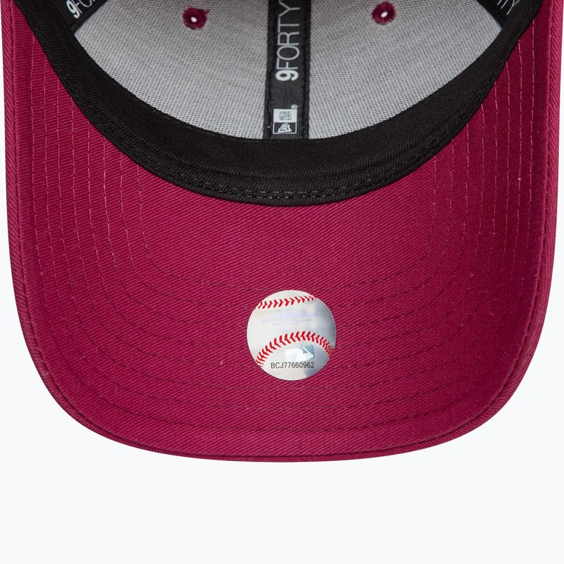Czapka z daszkiem New Era Metallic Logo 9Forty Los Angeles Dodgers dark red 5