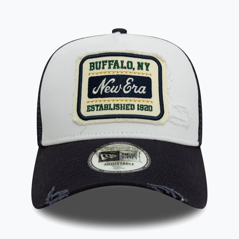 Czapka z daszkiem New Era NE Patch Distressed Trucker white 2