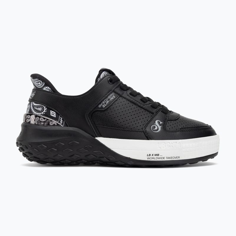 Buty męskie SKECHERS Sizzle Snoop Sizzle Toke Slip-Ins black 2