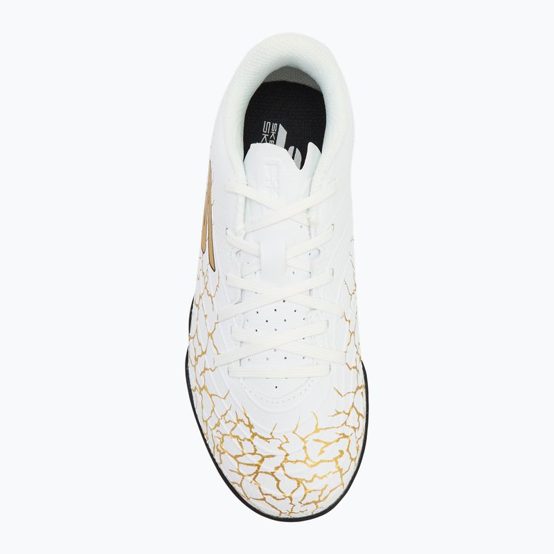 Buty piłkarskie dziecięce SKECHERS Skx_1.5 Youth Jr TF white/gold 5