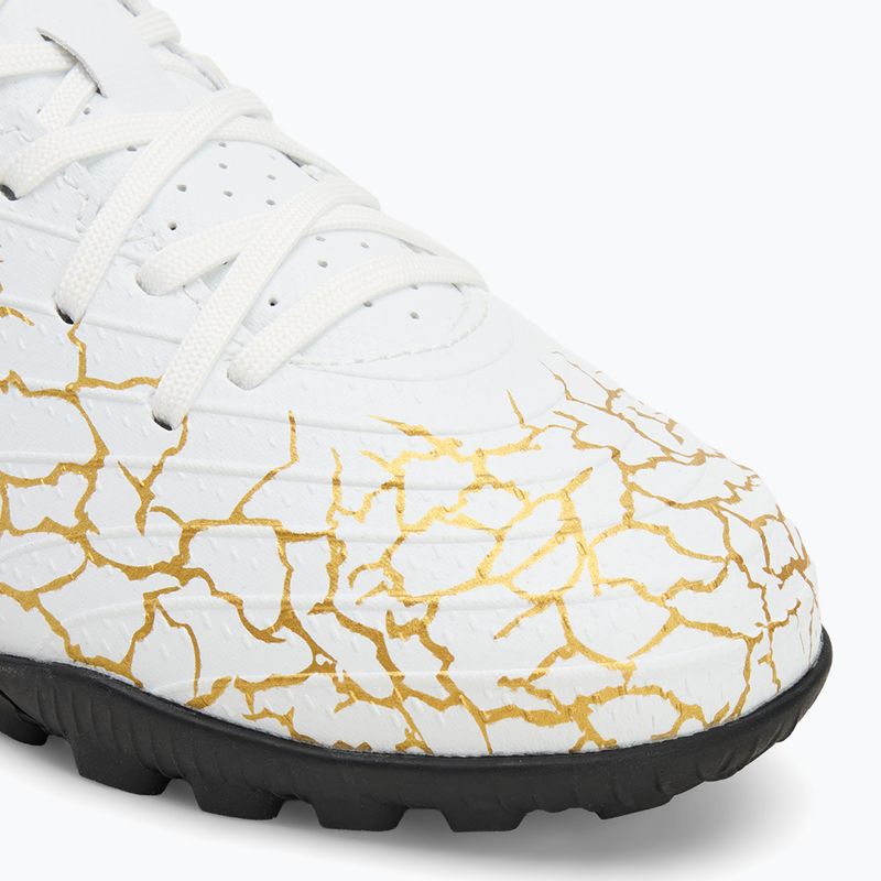 Buty piłkarskie dziecięce SKECHERS Skx_1.5 Youth Jr TF white/gold 7