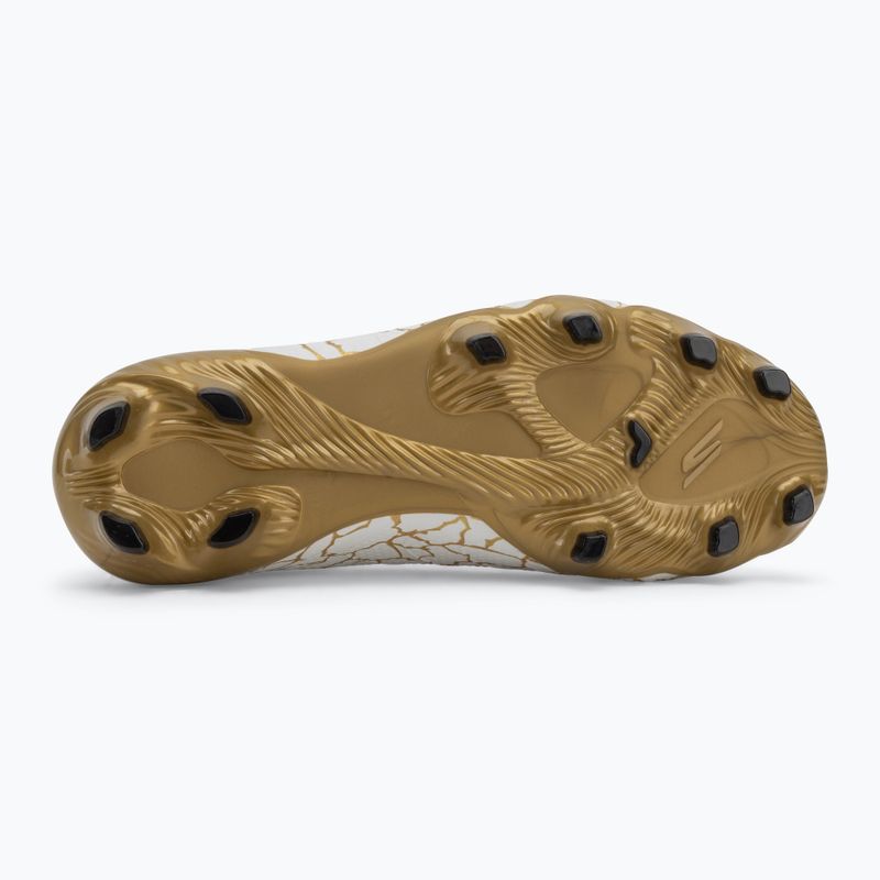 Buty piłkarskie dziecięce SKECHERS Skx_1.5 High Td Jr FG white/gold 4