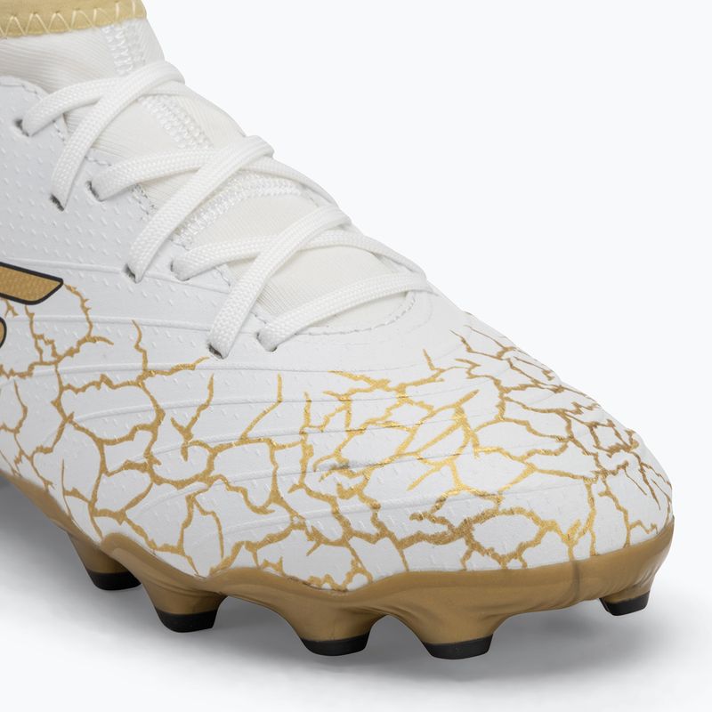 Buty piłkarskie dziecięce SKECHERS Skx_1.5 High Td Jr FG white/gold 7