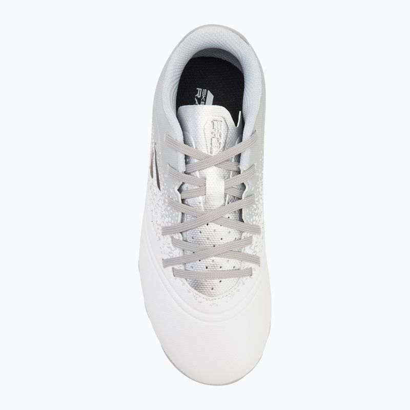 Buty piłkarskie dziecięce SKECHERS Razor 1.5 Td Jr FG white/silver 5