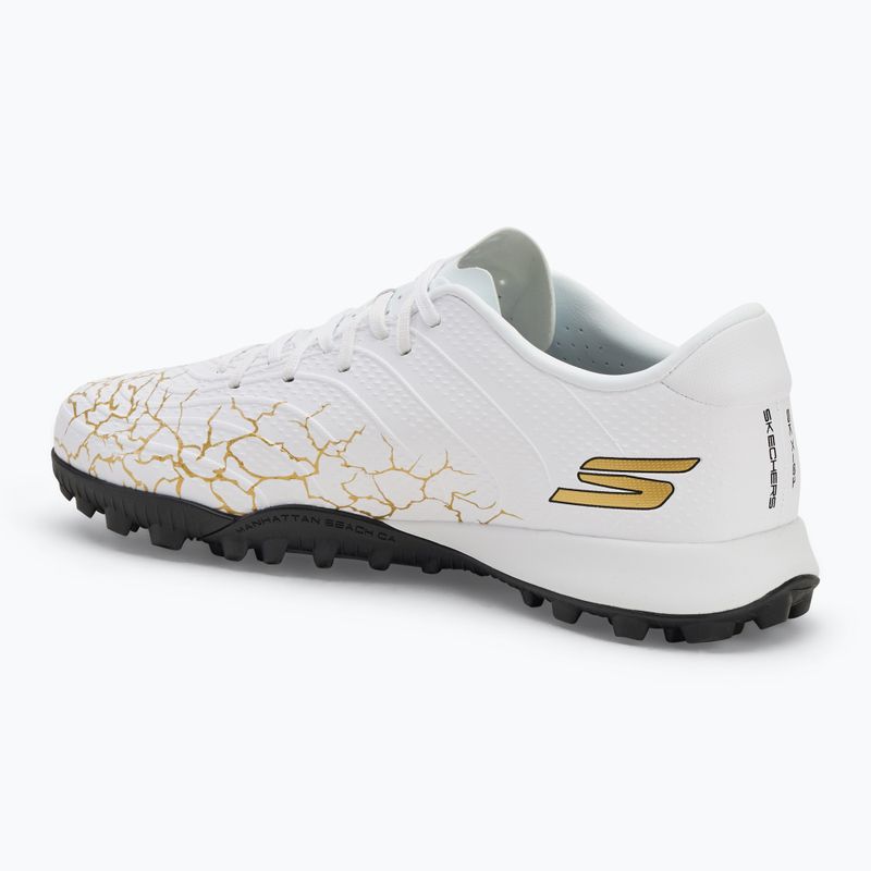 Buty piłkarskie męskie SKECHERS Skx_1.5 Academy TF white/gold 3