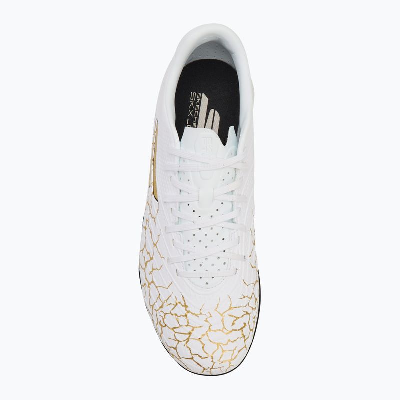 Buty piłkarskie męskie SKECHERS Skx_1.5 Academy TF white/gold 5