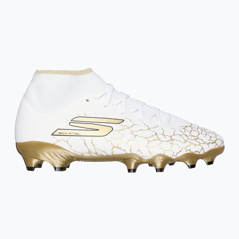 Buty piłkarskie męskie SKECHERS Razor 1.5 Academy FG white/gold 9