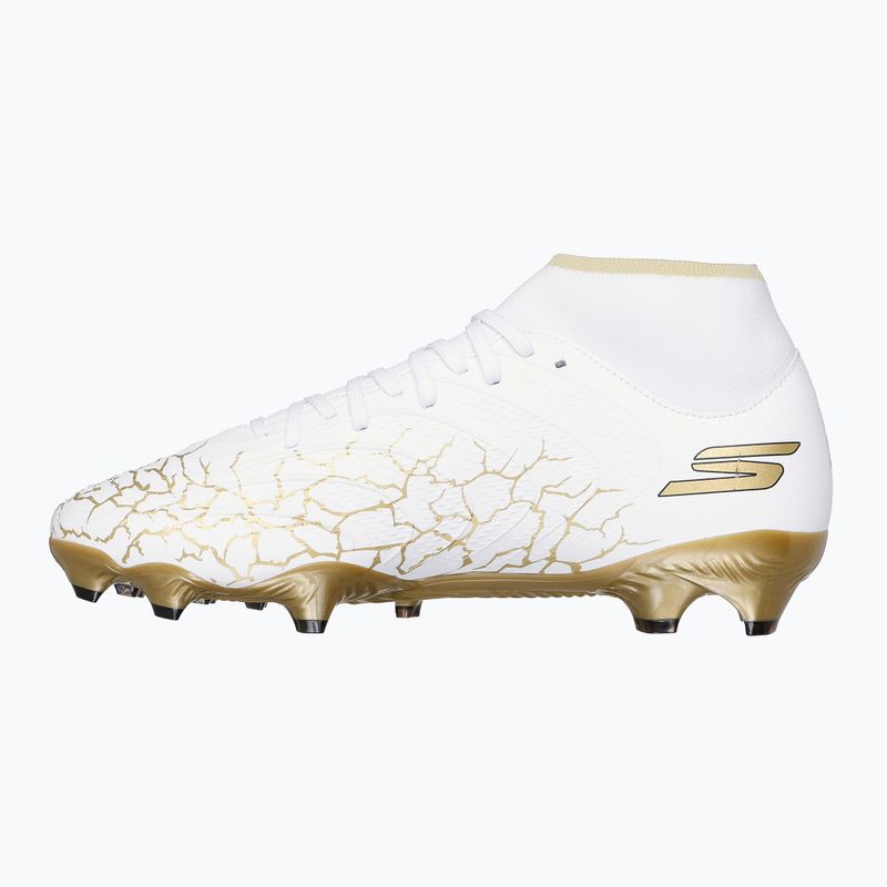 Buty piłkarskie męskie SKECHERS Razor 1.5 Academy FG white/gold 10