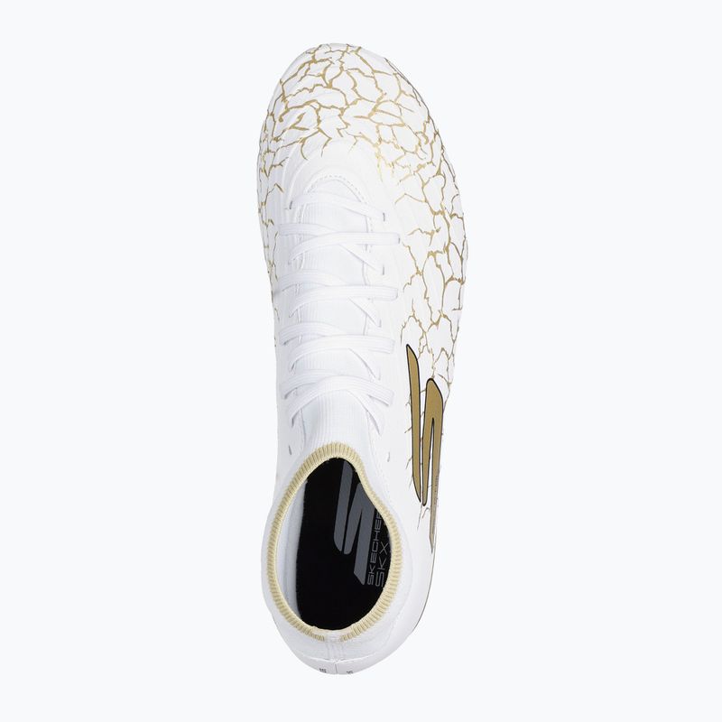 Buty piłkarskie męskie SKECHERS Razor 1.5 Academy FG white/gold 11