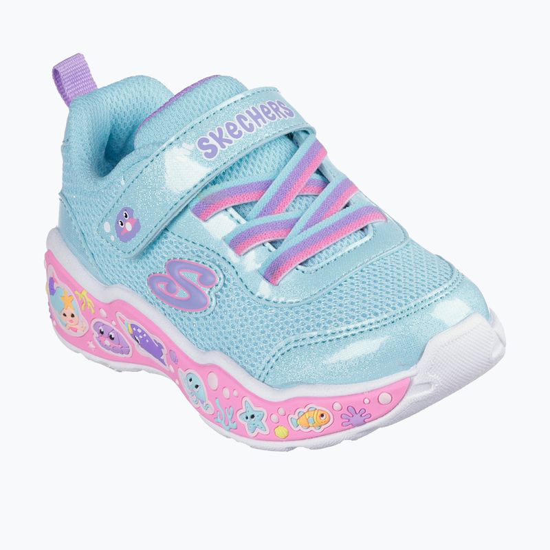 Buty dziecięce SKECHERS Play Scene Fun Squad turquoise