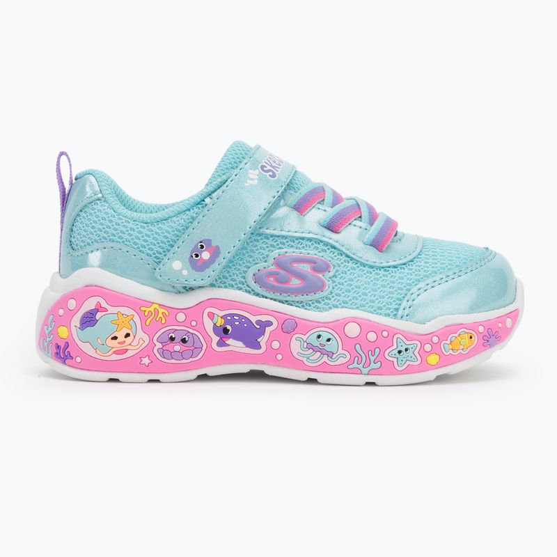 Buty dziecięce SKECHERS Play Scene Fun Squad turquoise 2