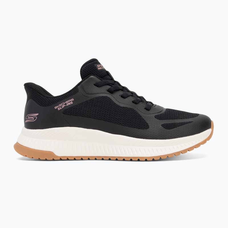Buty damskie SKECHERS Bobs Squad 4 Staple Look black 2