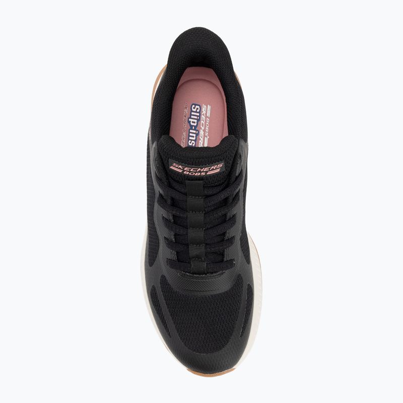 Buty damskie SKECHERS Bobs Squad 4 Staple Look black 5